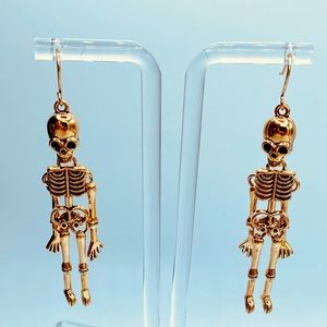 Skeleton Drop Earrings